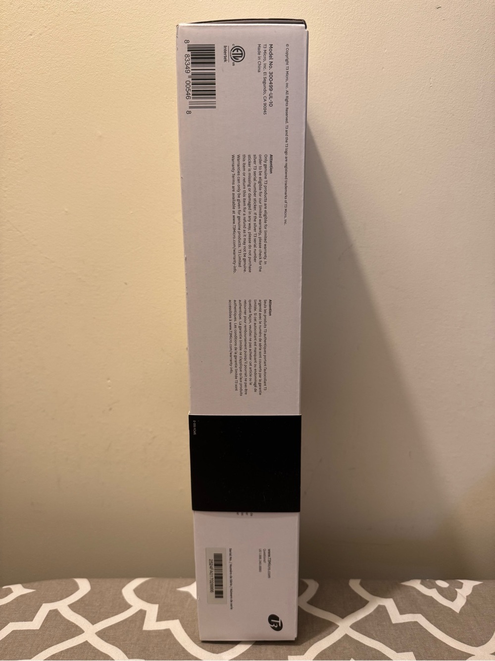 T3 SinglePass Curl X 1.5" Ceramic Extra-Long Barrel Curling Iron - Open Box - Picture 4 of 17